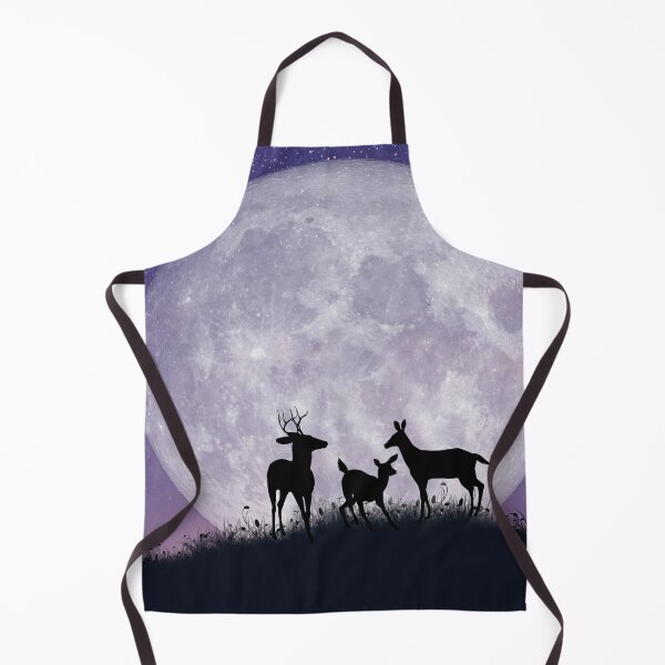 Item preview, Deer Family on a Moonlit Night designed and sold by FineArtography.