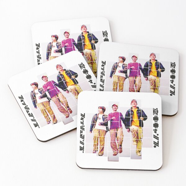 Item preview, Fishmans - Kuuchuu Camp Squares | Black designed and sold by theoralcollage.