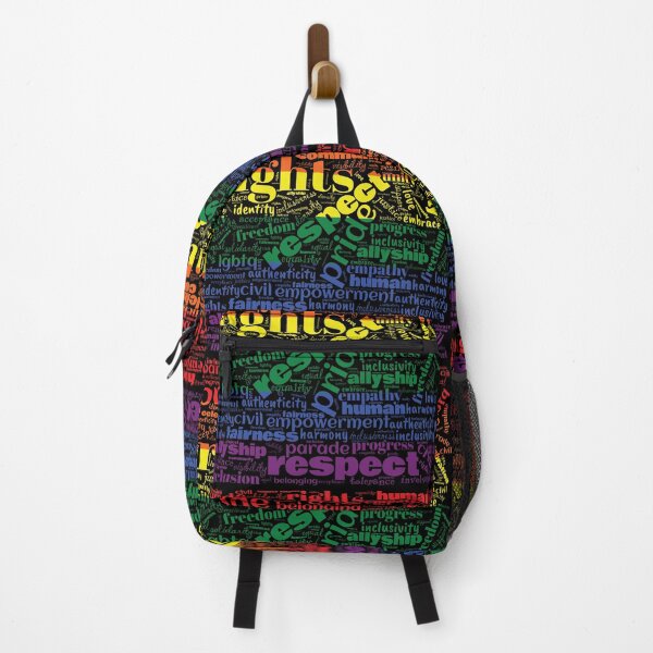 Item preview, LGBT+ Wordcloud - Pride Flag designed and sold by Trinket-Trickster.