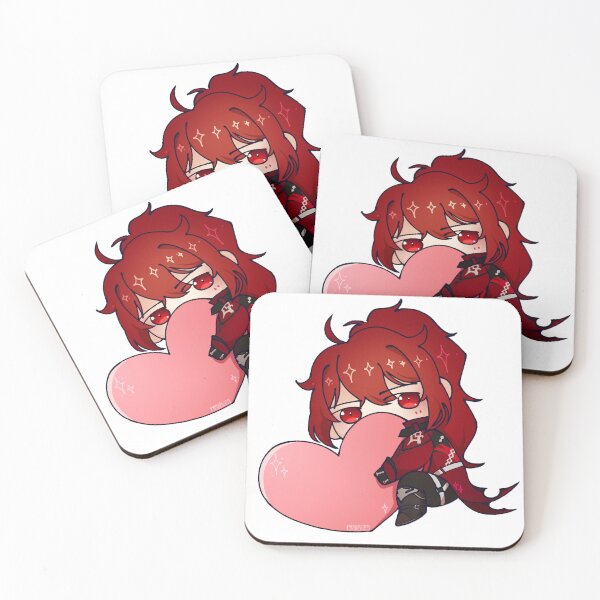 Item preview, Genshin Impact Diluc Heart designed and sold by Cashewes.