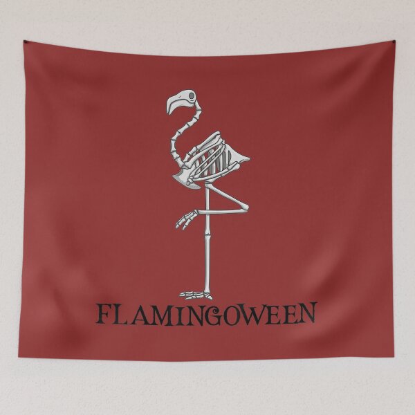 Item preview, Halloween Flamingo Skeleton Happy Flamingoween Funny 	 	 designed and sold by xekvndmjnpw98.