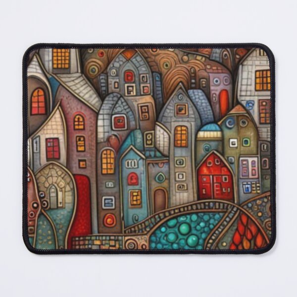 Item preview, Magical Folk Village Under Moonlight designed and sold by EpicFoxArt.
