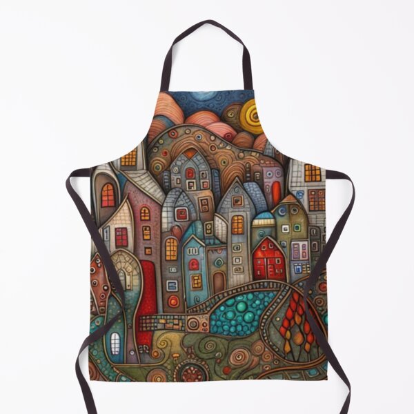 Item preview, Magical Folk Village Under Moonlight designed and sold by EpicFoxArt.