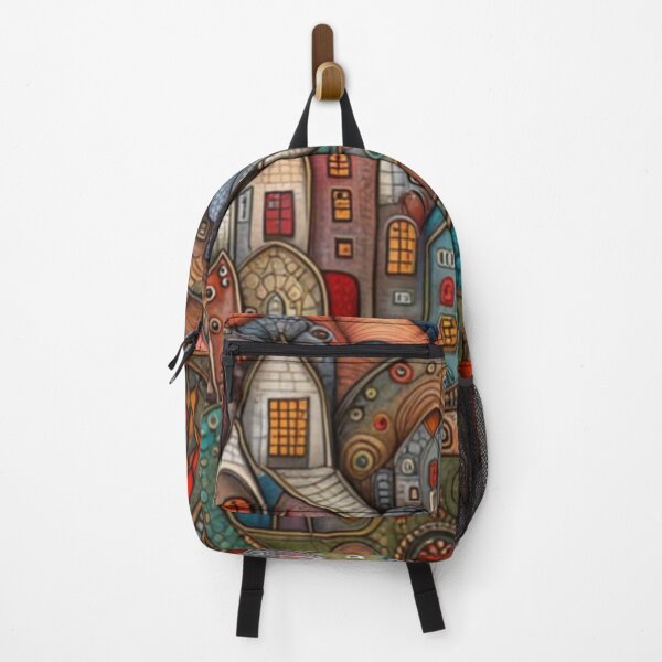 Item preview, Magical Folk Village Under Moonlight designed and sold by EpicFoxArt.