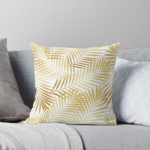 Item preview, Golden palm tree leaves designed and sold by Lia Midstream.
