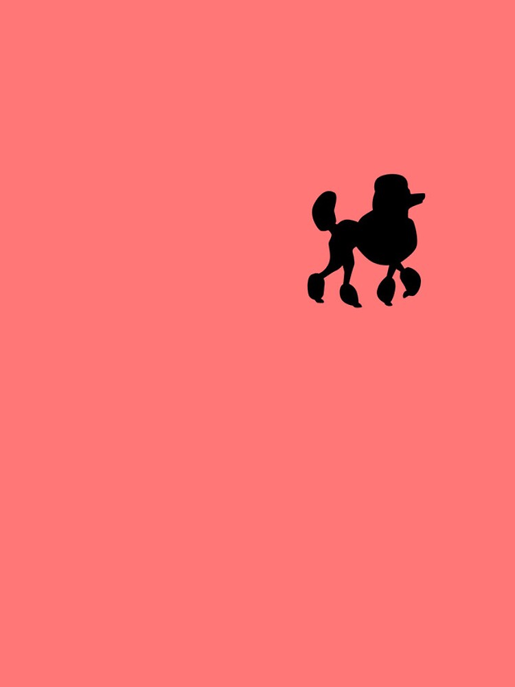 Imagen 4 de 4, Funda de iPhone con la obra Poodle Sock Hop Girl Standard Poodle Pocket Pet Poodle Gear, diseñada y vendida por DynamicDesign.