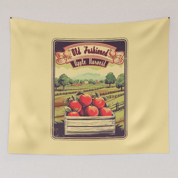 Item preview, Old Fashioned Apple Harvest designed and sold by BloomingPixel.
