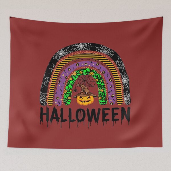 Item preview, Halloween Funny Boho Rainbow Pumpkin Happy Halloween 	 	 designed and sold by xekvndmjnpw98.