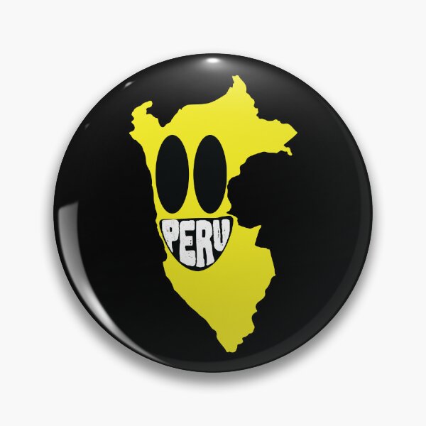 Item preview, Peru Grinning: Peru Happy Smirking Face designed and sold by pelagio.