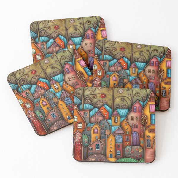 Item preview, Magical Folk Village Next the Woods designed and sold by EpicFoxArt.