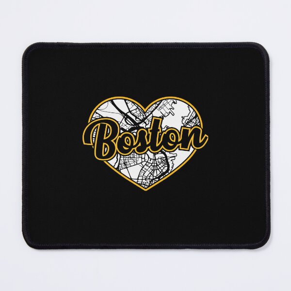 Item preview, Love Boston Hockey Heart City Map designed and sold by KarsonnGreer.