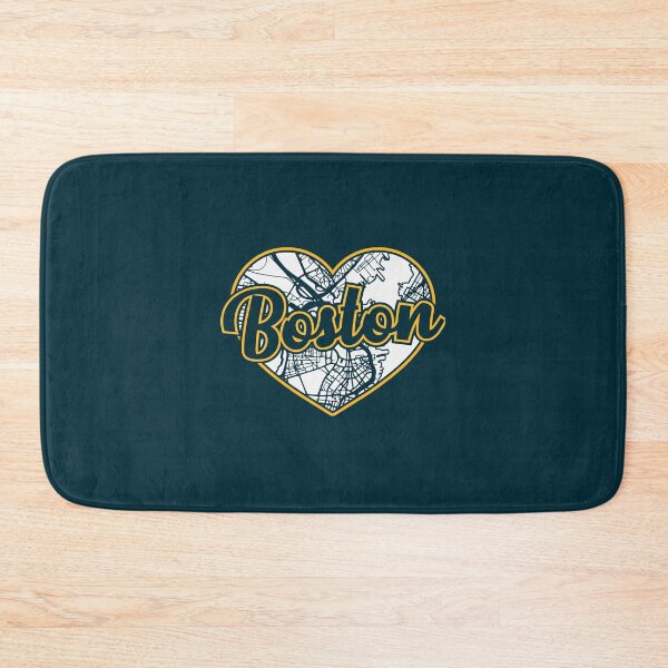 Item preview, Love Boston Hockey Heart City Map designed and sold by KarsonnGreer.
