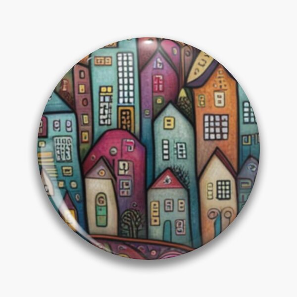 Item preview, Magical Folk Village Under The Sun designed and sold by EpicFoxArt.
