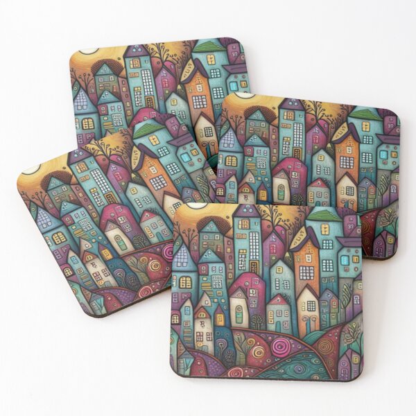 Item preview, Magical Folk Village Under The Sun designed and sold by EpicFoxArt.