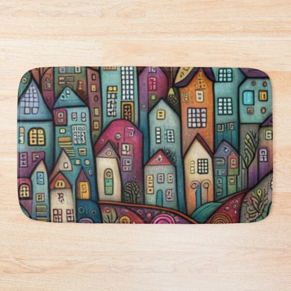 Item preview, Magical Folk Village Under The Sun designed and sold by EpicFoxArt.