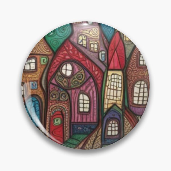 Item preview, Magical Folk Village  designed and sold by EpicFoxArt.