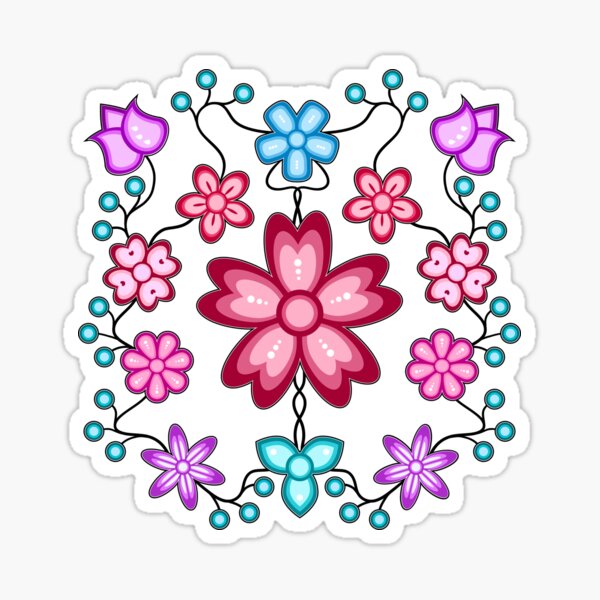 Item preview, Ojibwe Spring Floral WAWEZHI CANADA designed and sold by WAWEZHI.