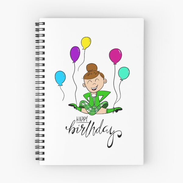 Item preview, Birthday Leap- female, green kilt, brown hair designed and sold by LizCaityArt.