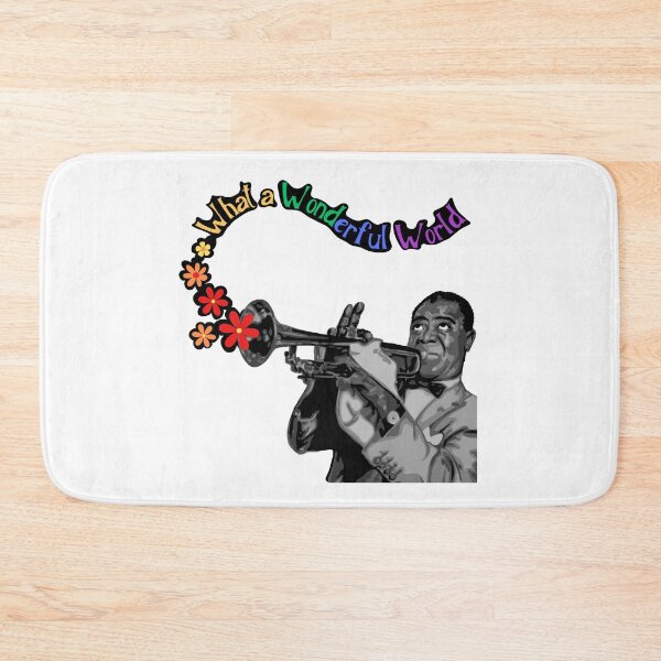 Item preview, Louis Armstrong Portrait And Quote designed and sold by Unhinged Heather.