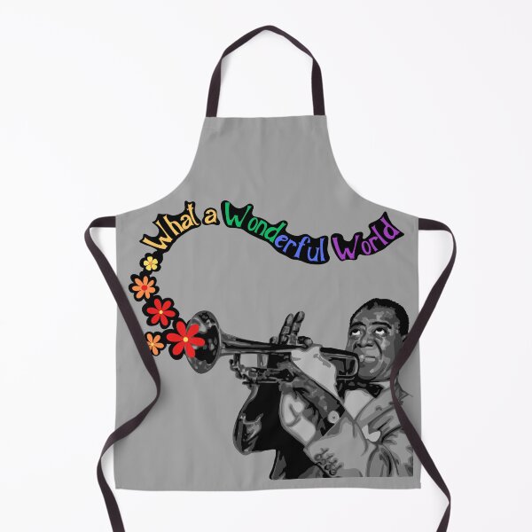Item preview, Louis Armstrong Portrait And Quote designed and sold by Unhinged Heather.