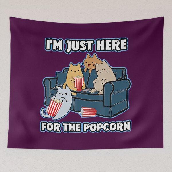Item preview, Cats popcorn popper and movie tonight 		 designed and sold by quyhqajlmgt27.