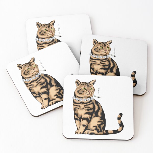 Item preview, Cat Smoking designed and sold by MystiqueButique.