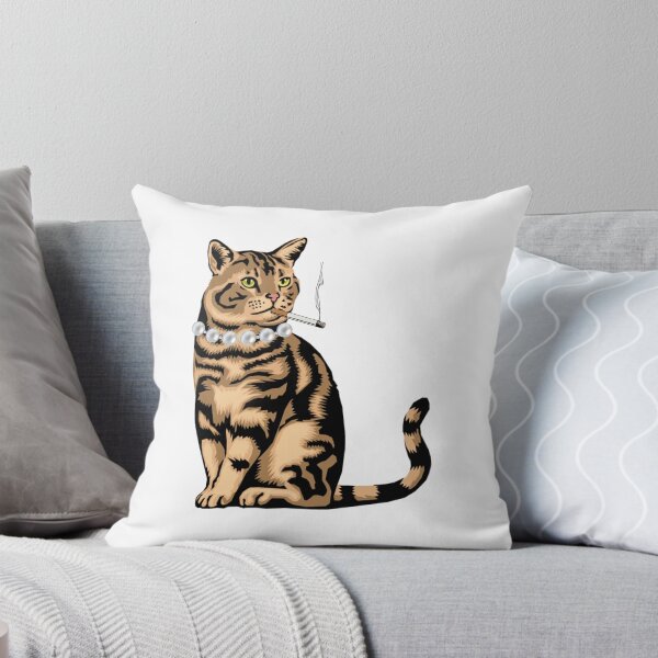 Item preview, Cat Smoking designed and sold by MystiqueButique.