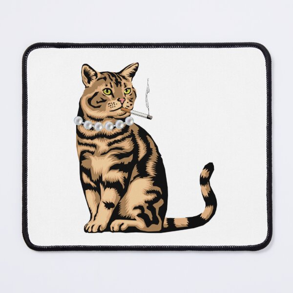 Item preview, Cat Smoking designed and sold by MystiqueButique.