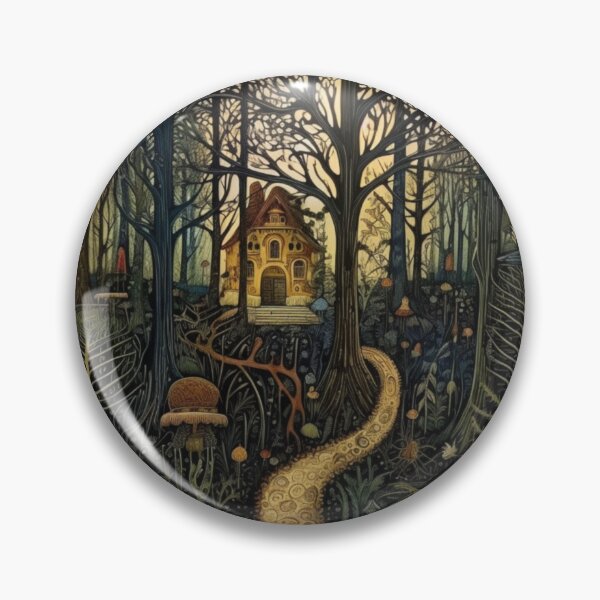 Item preview, Fairytale Cottage in the Enchanted Forest designed and sold by EpicFoxArt.