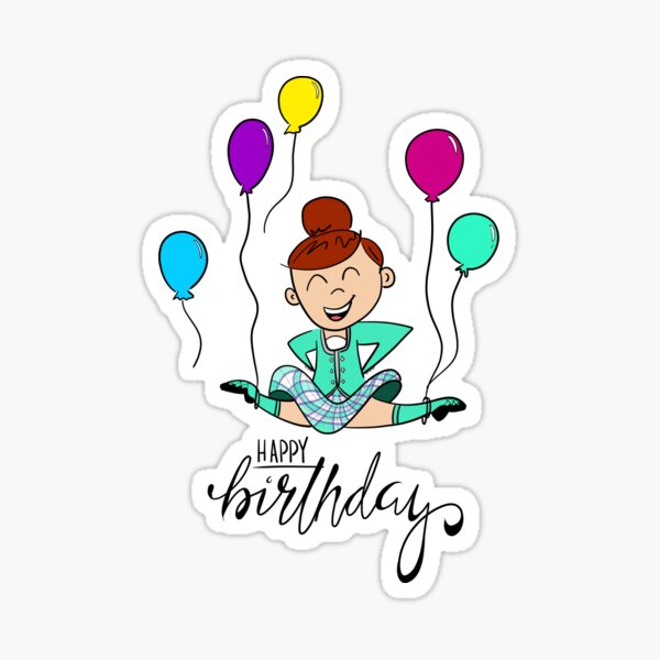 Item preview, Birthday Leap- female, mint kilt, red-brown hair designed and sold by LizCaityArt.