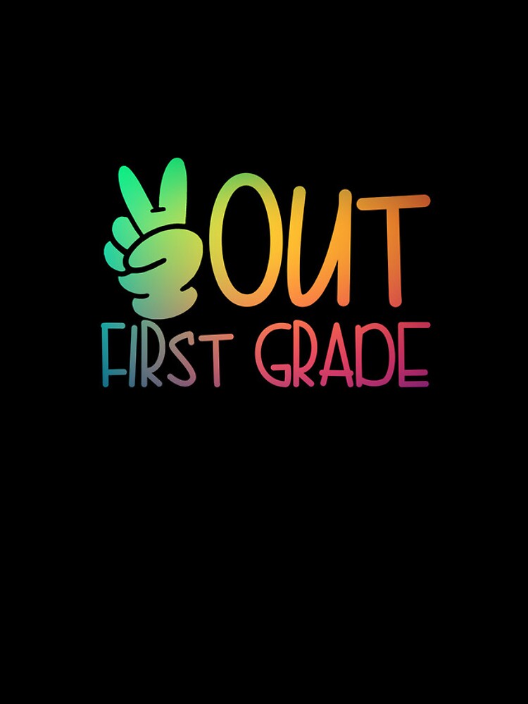 Aperçu 4 sur 4. Coque iPhone avec l'œuvre Peace Out First Grade Graduation Peace Out 1st Grade Gear créée et vendue par DynamicDesign.
