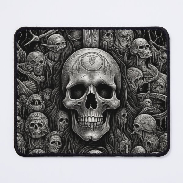 Item preview, Dark Reverence Skull and Cross designed and sold by ArtfulImprints.