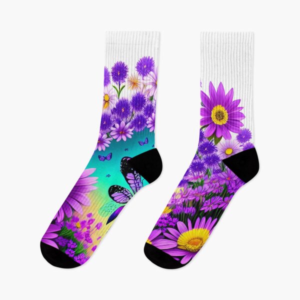 Item preview, Beautiful Gerbera Daisies Purple Dragonflies Digital designed and sold by purplesensation.