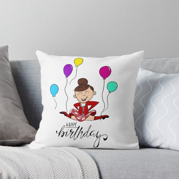 Item preview, Birthday Leap- Female, red kilt, brown hair designed and sold by LizCaityArt.