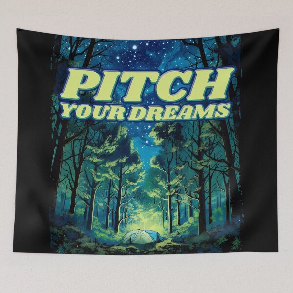 Item preview, Pitch Your Dreams: Camping Enthusiast T-Shirt designed and sold by Nange and Gabe.