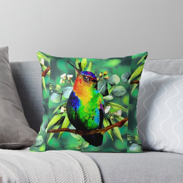Item preview, Fiery Throated Hummingbird  designed and sold by MisaHarman.