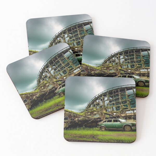 Item preview, Abandoned Wooden Rollercoaster Photography  designed and sold by lambvision.