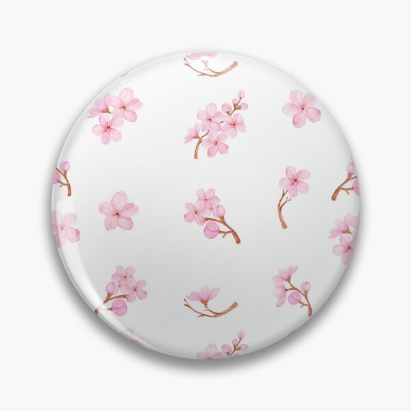 Artikelvorschau, Aquarell rosa Kirschblütenblumen entworfen und verkauft von silviaol.