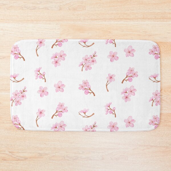 Item preview, Watercolor Pink Cherry Blossom Flowers  designed and sold by silviaol.