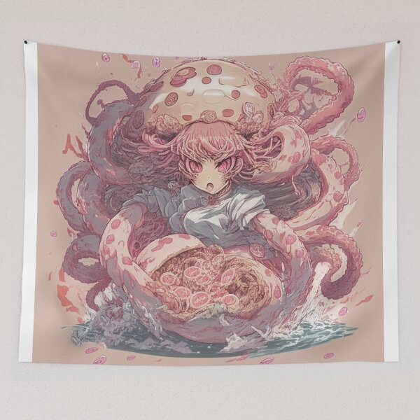 Item preview, Girl Octopus Monster designed and sold by smithDback.