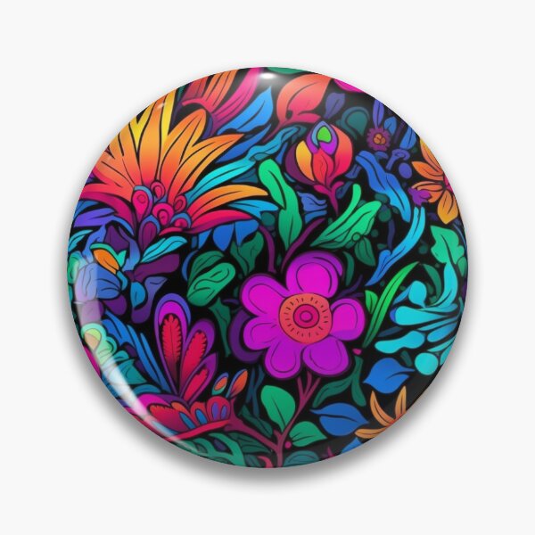 Aperçu de l'œuvre Motif fleuri NÉON créée et vendue par IamDuttonLyle.