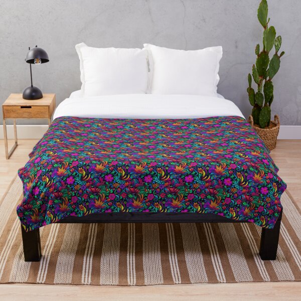 Item preview, NEON floral pattern designed and sold by IamDuttonLyle.