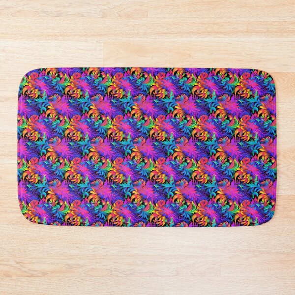 Item preview, NEON floral pattern designed and sold by IamDuttonLyle.