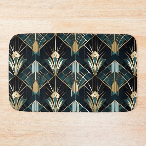 Item preview, Luxurious Art Deco Glam: Geometric Metallic Pattern designed and sold by AdventurerPack.