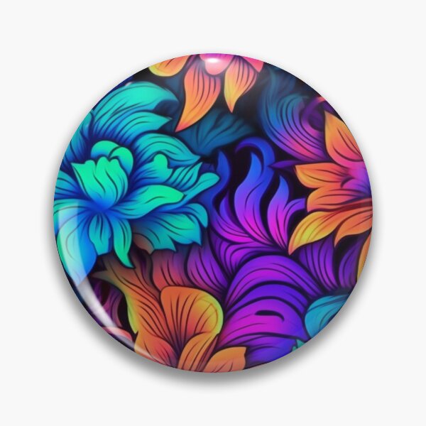 Aperçu de l'œuvre Motif fleuri NÉON créée et vendue par IamDuttonLyle.
