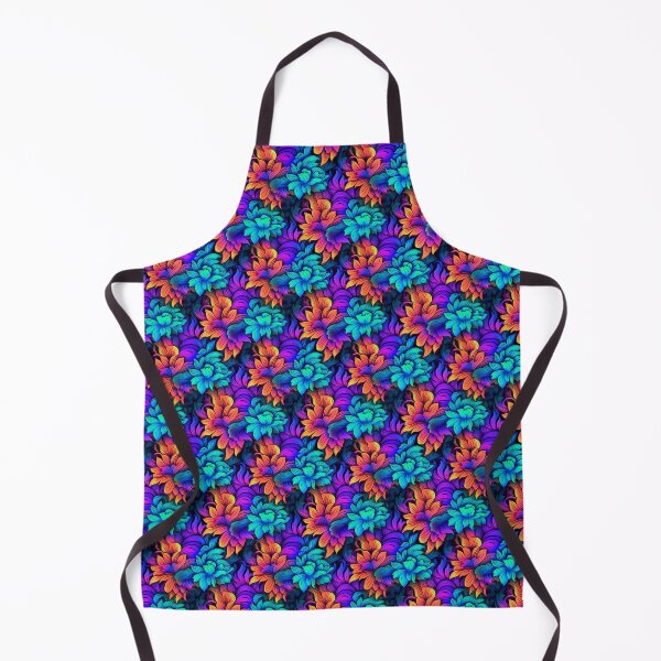 Item preview, NEON floral pattern designed and sold by IamDuttonLyle.