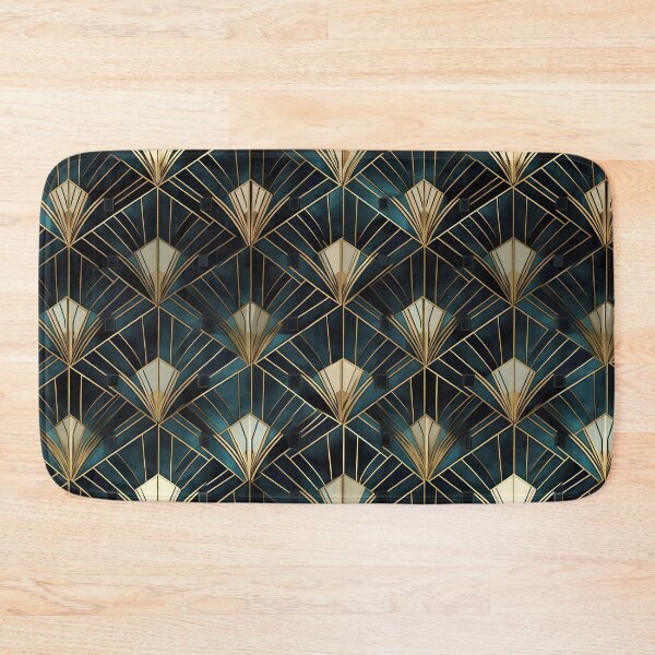 Item preview, Luxurious Art Deco Glam: Geometric Metallic Pattern designed and sold by AdventurerPack.