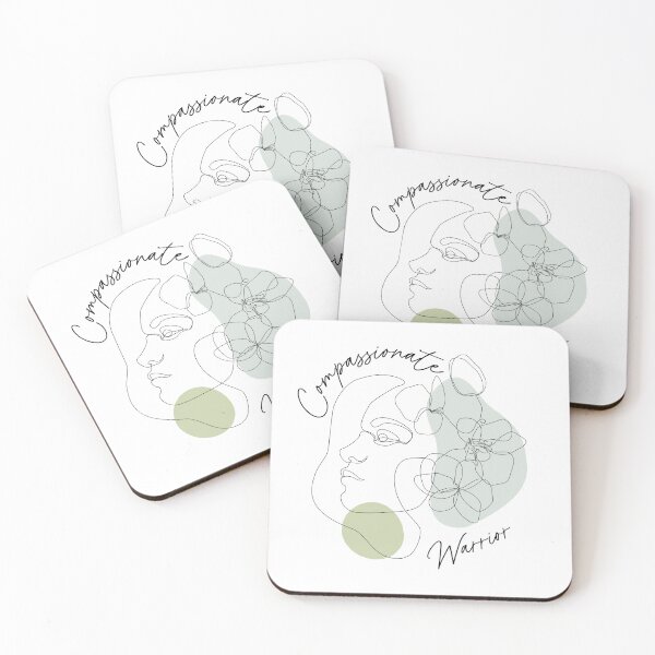 Item preview, Compassionate warrior self care, mindfulness, mediation, inspirational design designed and sold by Mgibsonphoto.