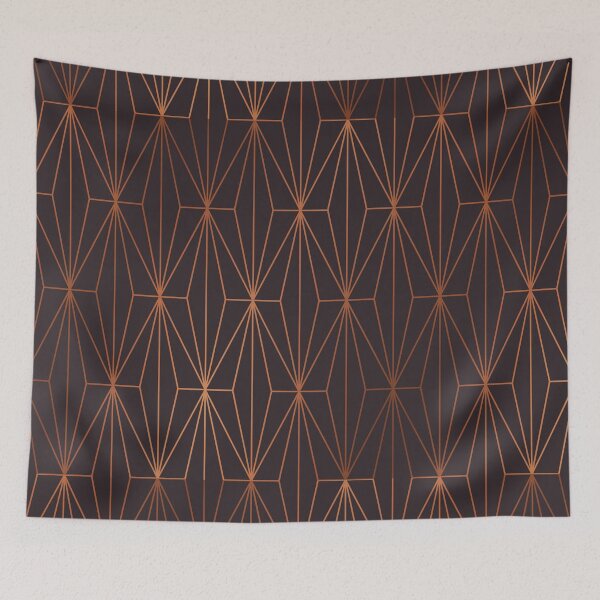 Item preview, ELEGANT BLACK BEAN COPPER PATTERN designed and sold by Pia Schneider.