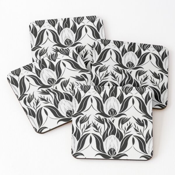Item preview, "Silent Contrast: The Elegance of Nature in Black and White" designed and sold by SBD-Shop.